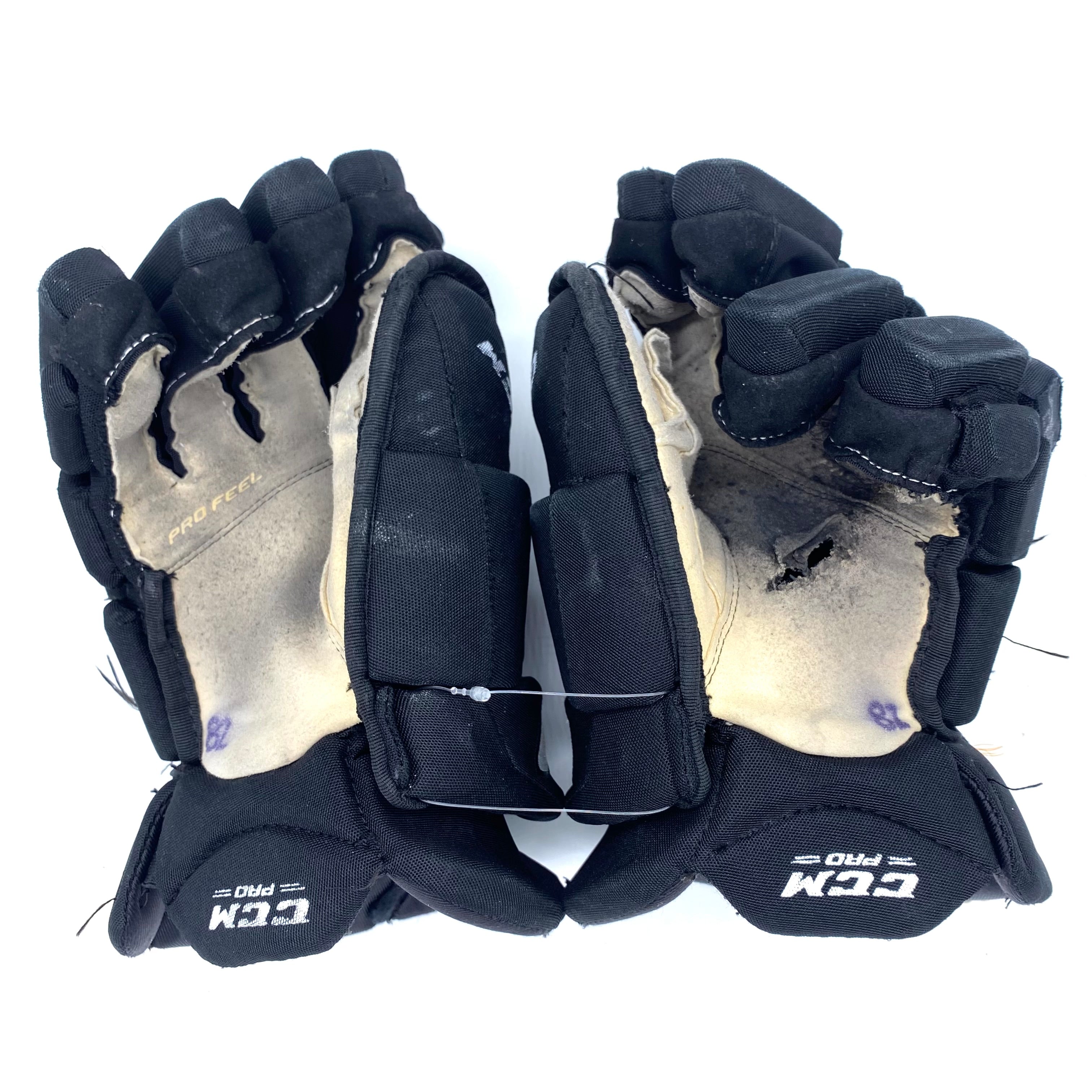 CCM HGJS - Gants Pro Stock d'occasion (noirs)